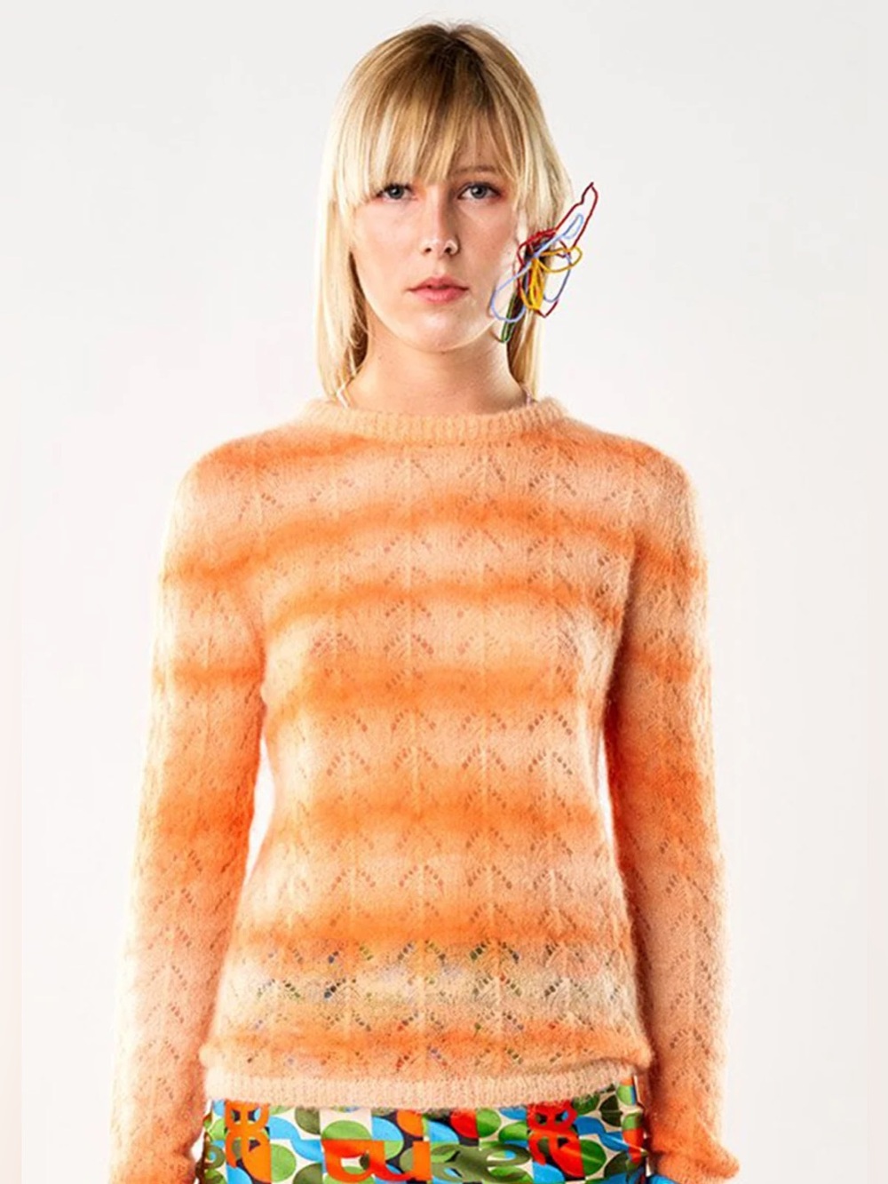 Mirae Orange Moe Sweater